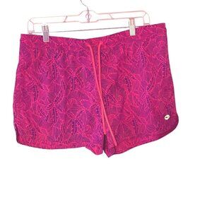 Vineyard Vines  Womens Pink & Purple Tropical Print Swim Shorts M